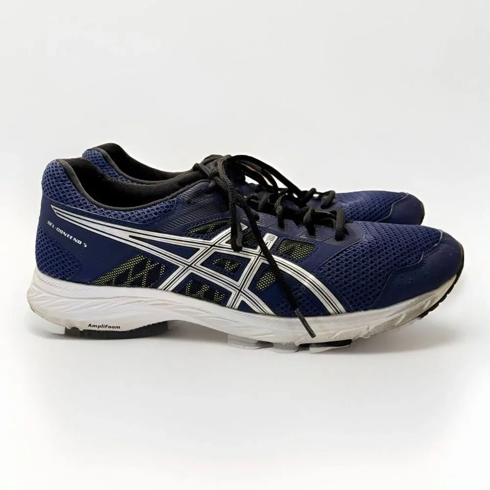 Asics Gel-Contend 5 Men’s Running Shoes – Blue (Size 11 US) Comfortable Gym